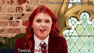 british redhead student instructs you on wanking and cumming