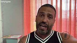 feeling dirty pleasure while screaming in doggystyle anal fisting with ball licking