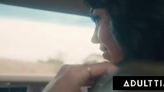 Adult Time - Big Titty Slut Little 18+ Puck Gets Pounded in Parking Lot While Cuck Husband Watches