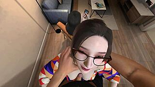 My girlfriend catches me fucking her mother in 3d hentai animation