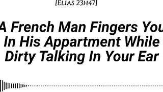 audio m4f real french accent a french man fingers you