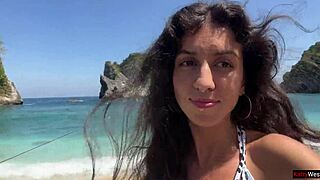 i walked with cum on my face on public beach