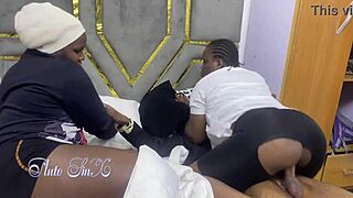 sneaky bedroom sex with chubby ebony students