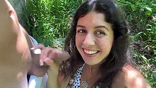 i walked with cum on my face on public beach