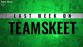 step-siblings first day at the gym turns into a hot and steamy fuck session