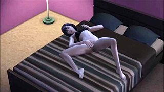 Celebrity Carmen relaxes in the pool bath in this comedy episode. 😉