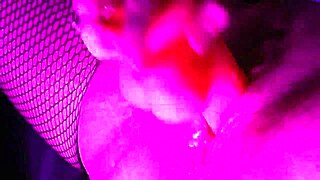 squirting on my pink dildo