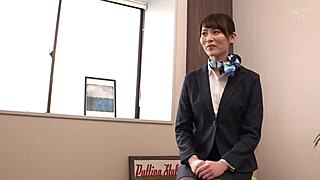 That flight attendant CA brings her hospitality skills to this hardcore AV scene