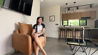 want to see this colombian teen get fucked outdoors?