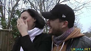 milf in stockings gets ass jizzed