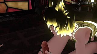 Hex enjoys a fun activity in VRChat ERP.