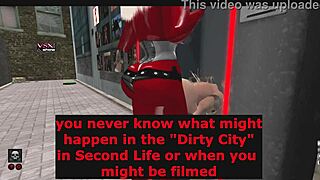 Shemale Using Girl In Slut Vendor In Second Life