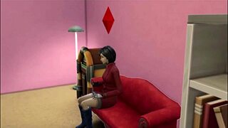 Celebrity Carmen relaxes in the pool bath in this comedy episode. 😉