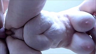 Mature Amateur Bbw Feels Intense Pleasure From Big Cock Titty Fuck