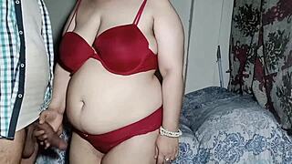 fucking big ass of my gorgeous bbw stepmom with my big dick while dirty talking in clear hindi audio