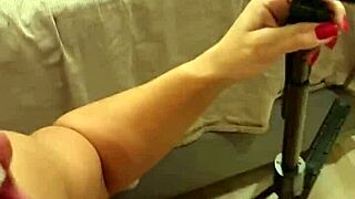 Kalena Mitrak Lets Follower Watch Her Ass Play, Then Takes Cum in Mouth