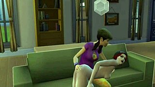 The Sims Family - Anal Assfucking with Big Boobs and Pussy Sucking