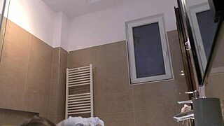 Hot Skinny Blonde Wife Shows Off New Short Miniskirt and White Panties