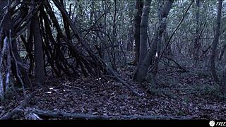 Valentina Nappi gets lost in the woods, frozen in time and facefucked