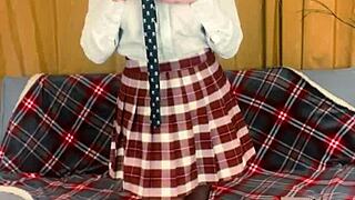 Busty Teacher Uses Strapon For Domination Play