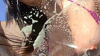 Lovely Teen 18+ Lesbian Girl Seduced by Mature Friend