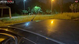 Sonho De Corno - Cornudo Grava Esposa Dando No Carro Para Um Roludo Super Dotado - Paolla Hotwife