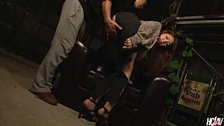 Slutty Japanese Ayaka Minamino in ripped jeans gets cum filled 😈