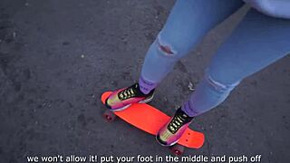 Met Hot Teen on Street for Blowjob and Intense Fucking