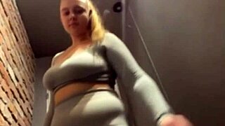 Crazy amateurs working out in the gym