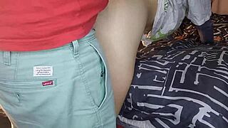 Stepdaughter uses dildo at home