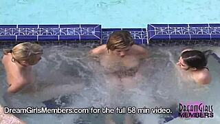 girls playing naked at our spring break party house