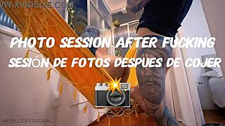 latino couple enjoys an intimate moment on their in-laws' hammock