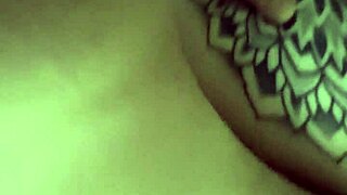 intimate amateur couple fingers ass and has romantic sex with cum inside