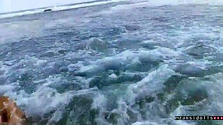 Intense Emotions Surge During Beach Sex Vacation With Wet Pussy