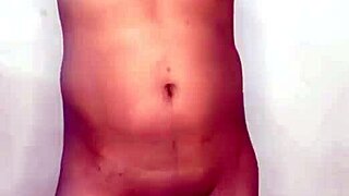 Asian Tease Rubs Tiny Cock to Orgasm