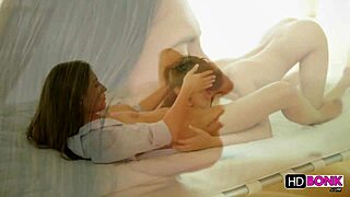 stunning lesbian babes play fingering outdoor sex