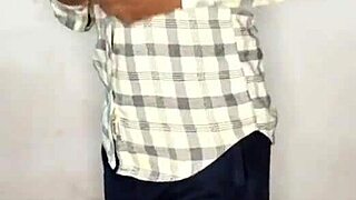 Asian Tease Rubs Tiny Cock to Orgasm