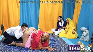 Indian Stepmom Fucks Stepdaughter's Boyfriend And Leaves Pussy Full Of Cum