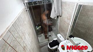 our dirty secretary roma amor teases and bangs a black dick for us