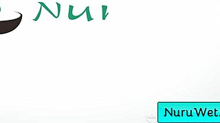 Sexy big tit blonde masseuse explains her client what a nuru massage is - lauren phillips david lee