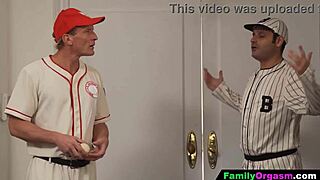 Girls Feeling Intense Orgasms with Baseball Player Fathers