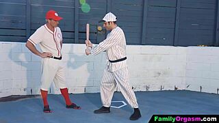 Girls Feeling Intense Orgasms with Baseball Player Fathers