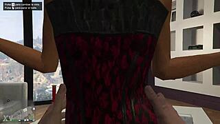 Private dance in GTA Online with teasing.