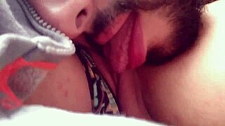 Brunette amateur masturbates outdoors on bus, spreading pussy publicly