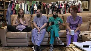 Nova Maverick's Troubled Tongue in Deepthroat Gagging and Choking Action