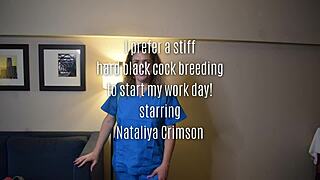 young babe's kitchen mouth fuck turns messy