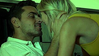 Does Scarlet Red enjoy watching her stud cum on her sweaty tits?