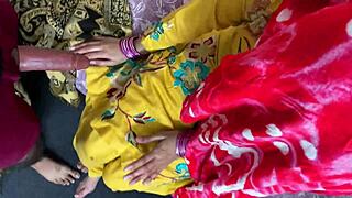 desi villager bhabhi gets fucked hard with hindi audio on the ranch