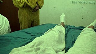 turkish stepmother visits american stepson in bedroom to touch his big dick