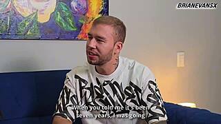 Mariana martix gives a hot interview with her big tits and ebony ass to brian evansx